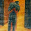 Untitled, 1997, acrylic on paper, 70x50 cm - collection Mrs. Mariane
